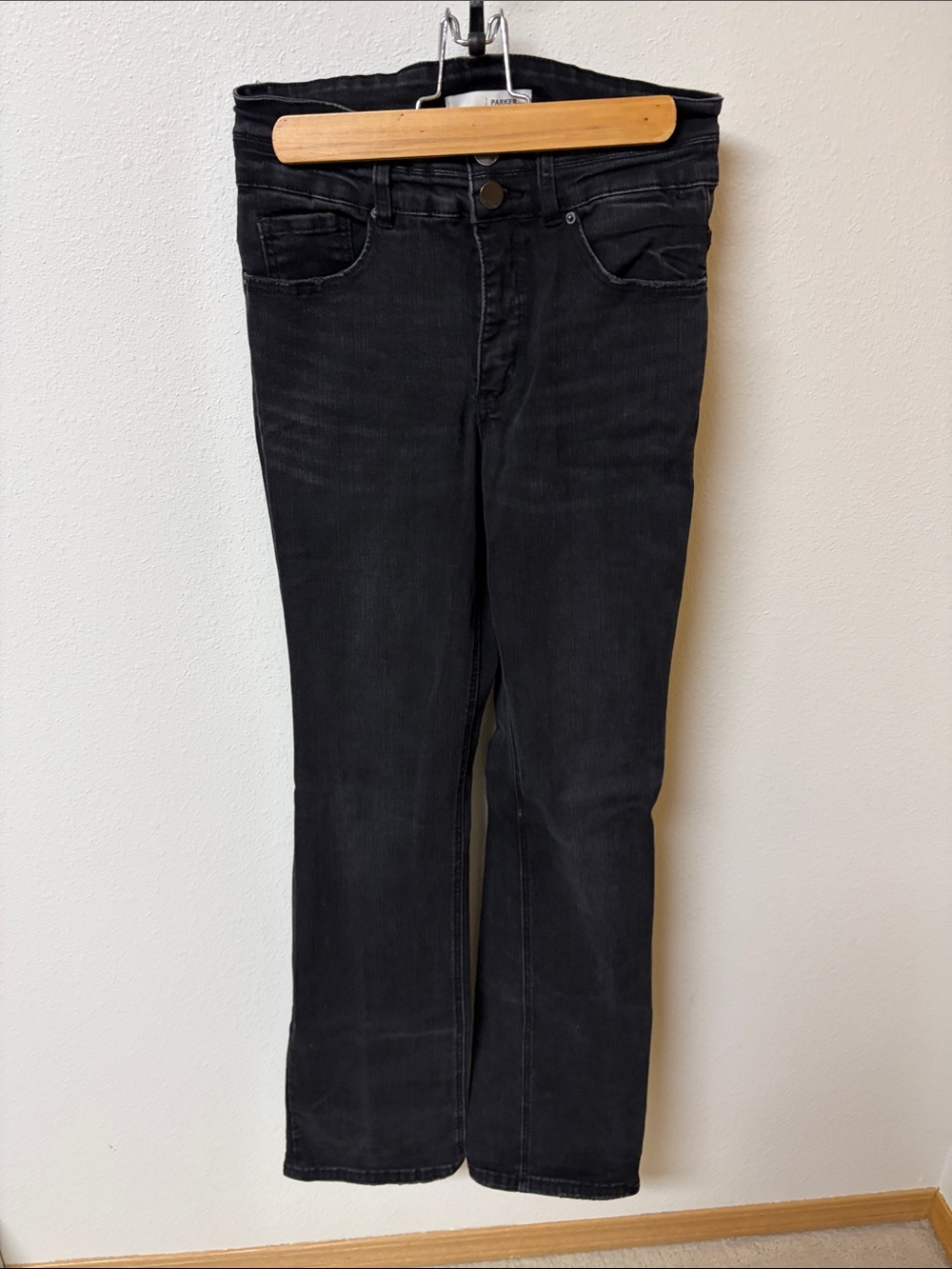 BKE Parker Black Jeans highrise, boot cut women’s size 26x 33 1/2